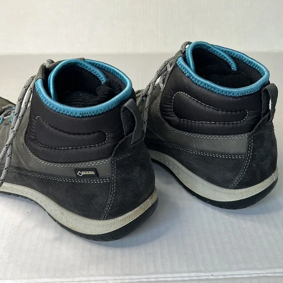 ECCO Yak Gore-Tex Women’s Size EU 41 Gray Lace-Up Hiking Boots - Picture 4 of 11